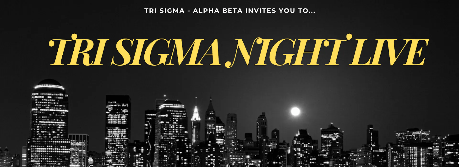 Tri Sigma Night Live - Fall 2024 | Tri Sigma Foundation