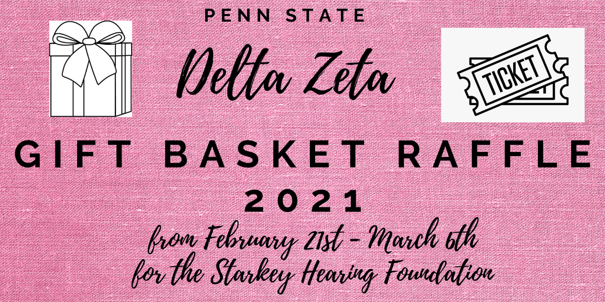Delta Zeta Gift Basket Raffle Penn State University Greek Life